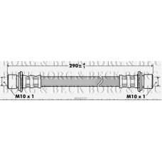 BBH7525 BORG & BECK Тормозной шланг