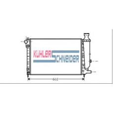 0712001 KUHLER SCHNEIDER Радиатор, охлаждение двигател