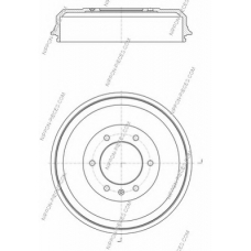 I340U03 NPS Тормозной барабан