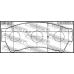 0501-GHF FEBEST Комплект тормозных колодок, дисковый тормоз