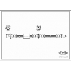 19035057 CORTECO Тормозной шланг