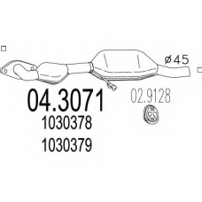 04.3071 MTS Катализатор