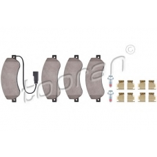 303 968 TOPRAN Комплект тормозных колодок, дисковый тормоз