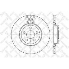 6020-9925V-SX STELLOX Тормозной диск