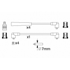 0 986 356 719 BOSCH Комплект проводов зажигания