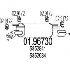 01.96730 MTS Глушитель выхлопных газов конечный