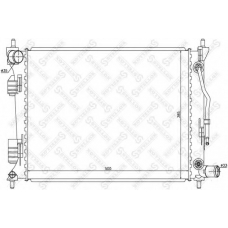 10-26518-SX STELLOX Радиатор, охлаждение двигателя