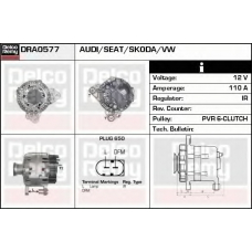 DRA0577 DELCO REMY Генератор