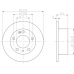 MDC631 MINTEX Тормозной диск