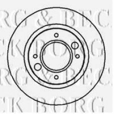 BBD4837 BORG & BECK Тормозной диск