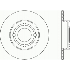 BDA1849.10 OPEN PARTS Тормозной диск