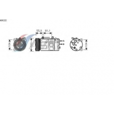 AIK222 AVA Компрессор, кондиционер