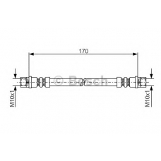 1 987 476 010 BOSCH Тормозной шланг