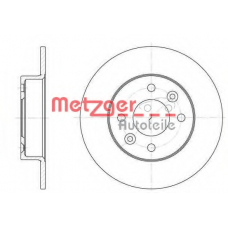 6066.00 METZGER Тормозной диск