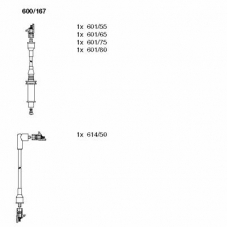 600/167 BREMI Комплект проводов зажигания