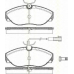 8110 10020 TRISCAN Комплект тормозных колодок, дисковый тормоз