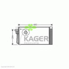 94-5799 KAGER Конденсатор, кондиционер