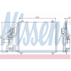 94143 NISSENS Конденсатор, кондиционер