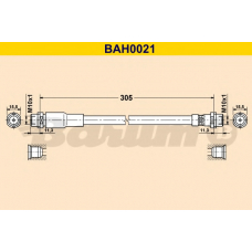 BAH0021 BARUM Тормозной шланг