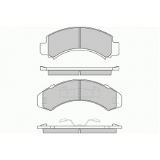 12-0782 E.T.F. Комплект тормозных колодок, дисковый тормоз