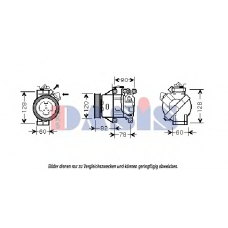 851891N AKS DASIS Компрессор, кондиционер