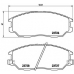 P 30 028 BREMBO Комплект тормозных колодок, дисковый тормоз