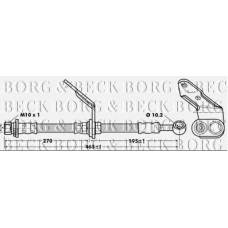 BBH6742 BORG & BECK Тормозной шланг