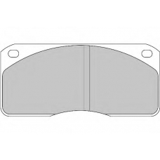 DCV523 DURON Комплект тормозных колодок, дисковый тормоз