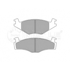 025 208 8717 MEYLE Комплект тормозных колодок, дисковый тормоз