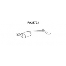 FA25703 VENEPORTE Глушитель выхлопных газов конечный
