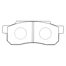 PN-8100 JNBK Колодки тормозные