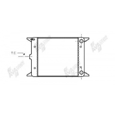 58002003 VAN WEZEL Радиатор, охлаждение двигателя
