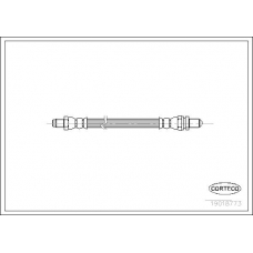 19018773 CORTECO Тормозной шланг