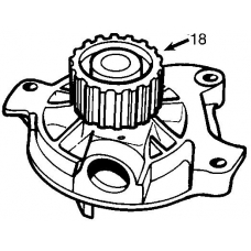 VKPC 86619 SKF Водяной насос