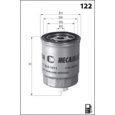 G12 MECAFILTER Топливный фильтр