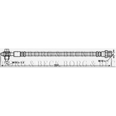 BBH7923 BORG & BECK Тормозной шланг