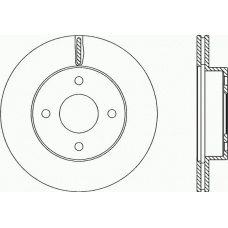 BDA2216.20 OPEN PARTS Тормозной диск