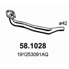 58.1028 ASSO Труба выхлопного газа