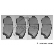 40.35.002 TRUCKTEC AUTOMOTIVE Комплект тормозных колодок, дисковый тормоз