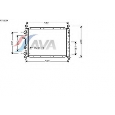 FTA2094 AVA Радиатор, охлаждение двигателя