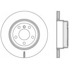 BDR2465.20 OPEN PARTS Тормозной диск