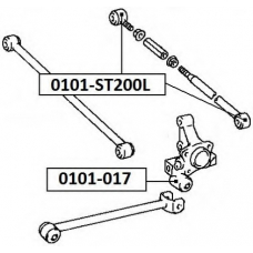 0101-ST200L ASVA Подвеска, рычаг независимой подвески колеса
