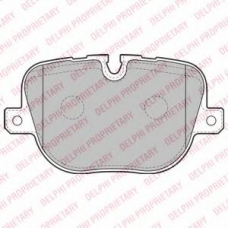 LP2175 DELPHI Комплект тормозных колодок, дисковый тормоз