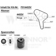 F904426V FLENNOR Комплект ремня грм