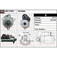 DRT1480 DELCO REMY Стартер