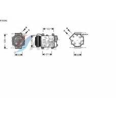 RTK046 AVA Компрессор, кондиционер