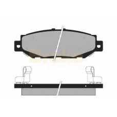 PA1361 BRAKE ENGINEERING Комплект тормозных колодок, дисковый тормоз