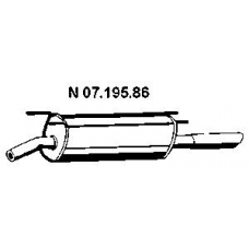 07.195.86 EBERSPACHER Глушитель выхлопных газов конечный