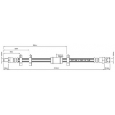 VBH523 MOTAQUIP Тормозной шланг