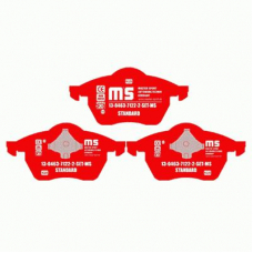 13-0463-7122-2-SET-MS MASTER-SPORT Комплект тормозных колодок, дисковый тормоз